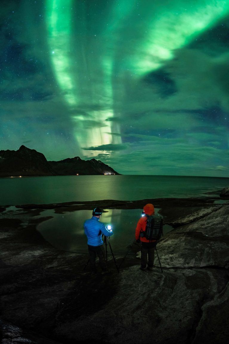 Which one of the buddies gets the best pic? © Kristoffer Vangen