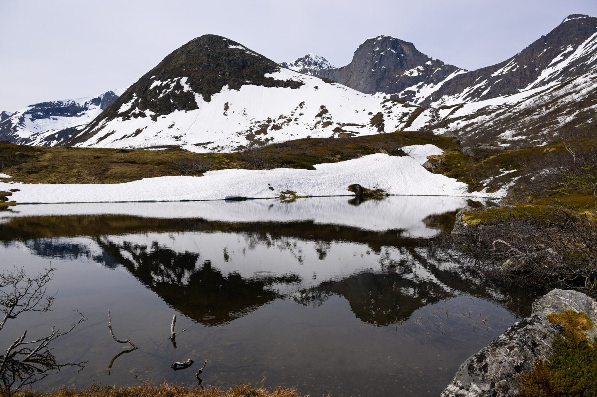 Kettle holes in the higher part of the trail – remnants of the Ice Age landscape © Knut Hansvold
